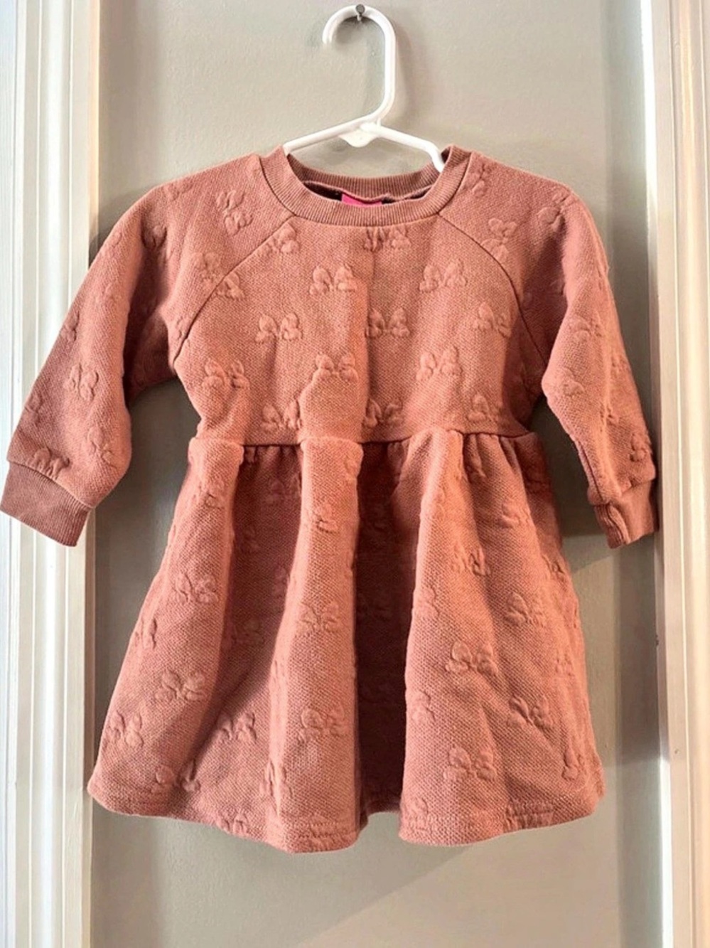 Mini Mouse Bow Dress in Pink Size 18M Like New